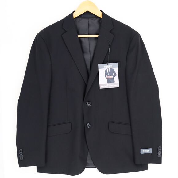 Kenneth Cole Reaction Men's Black Techni-Cole Clooney Slim Fit Blazer Size 40S - Picture 3 of 6
